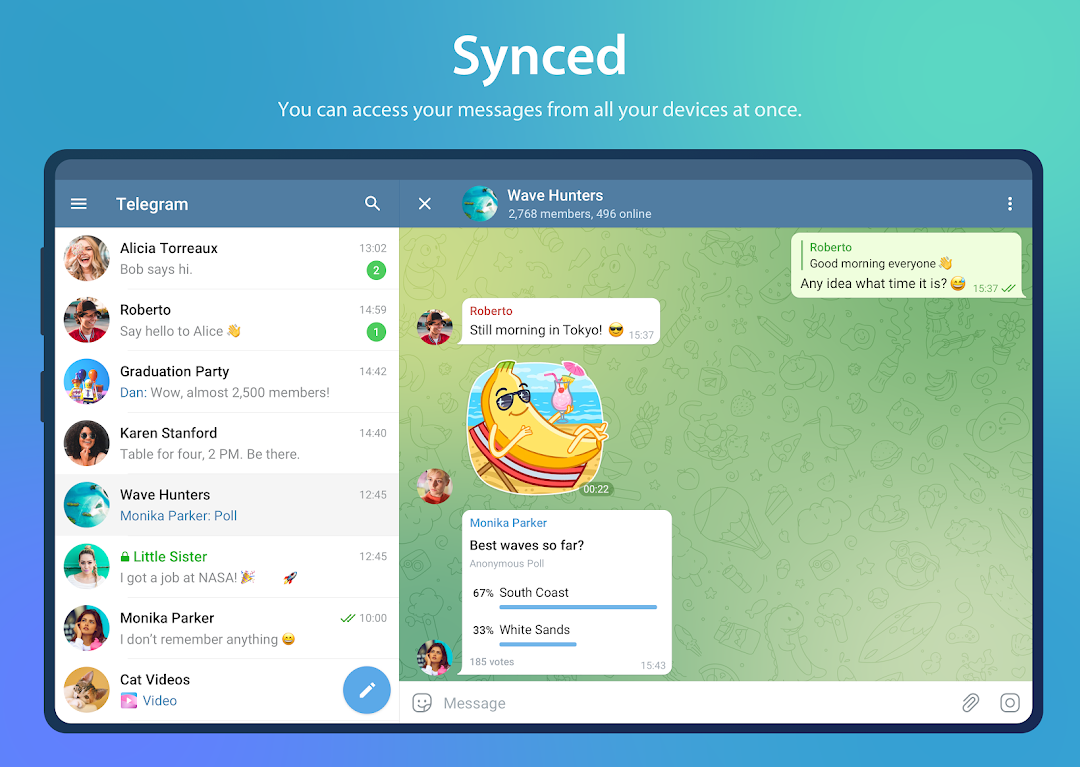 Telegram mod apk screenshot 8