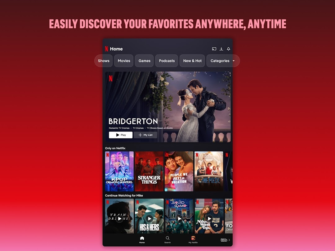Netflix mod apk screenshot 6