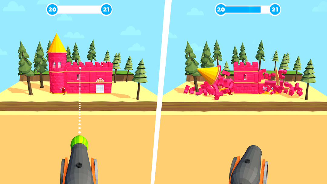 Slingshot Smash－Shooting Range mod apk screenshot 6