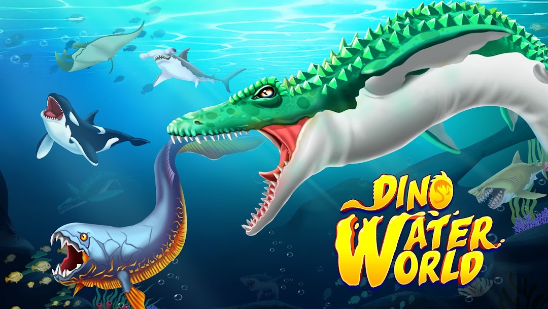 Jurassic Dino Water World mod apk screenshot 1