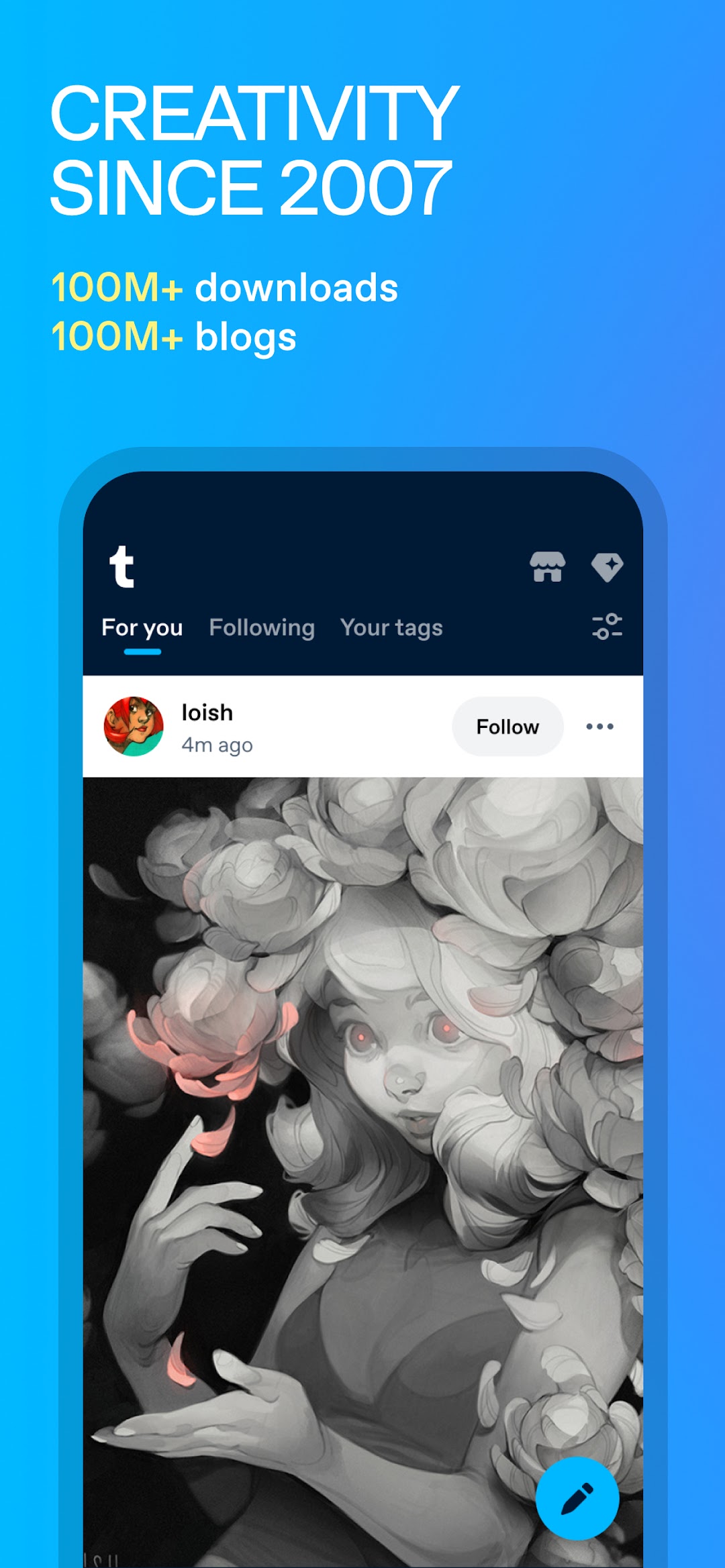 Tumblr: Social Media & Art mod apk screenshot 1