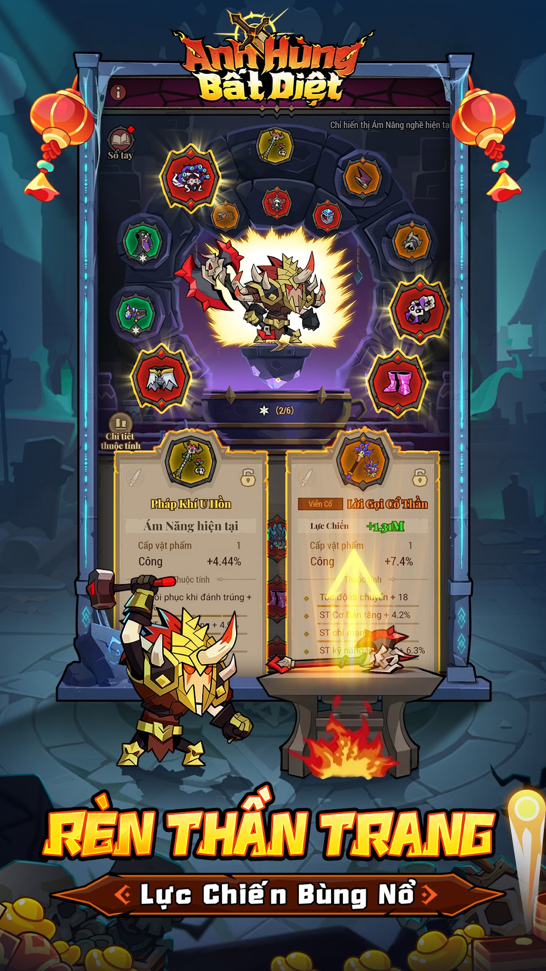 Anh Hùng Bất Diệt mod apk screenshot 5