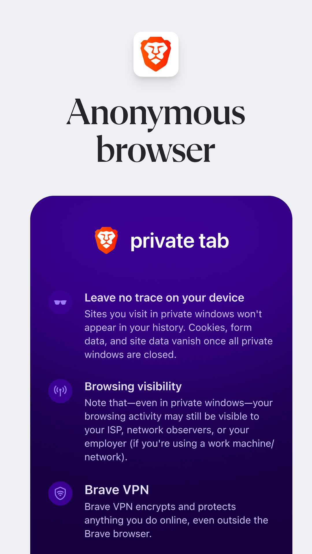 Brave Private Web Browser, VPN mod apk screenshot 3