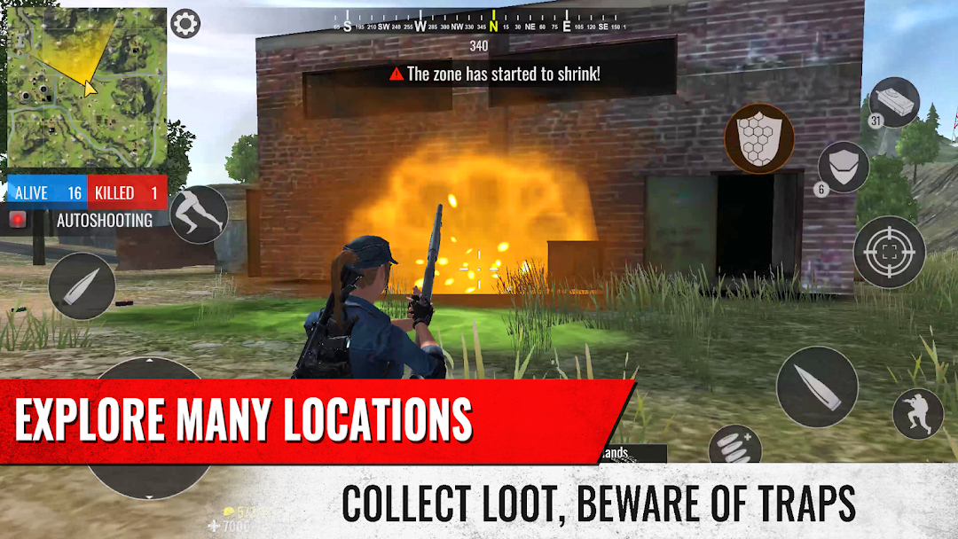 Hunt Zone: Fire Battle Royale mod apk screenshot 8