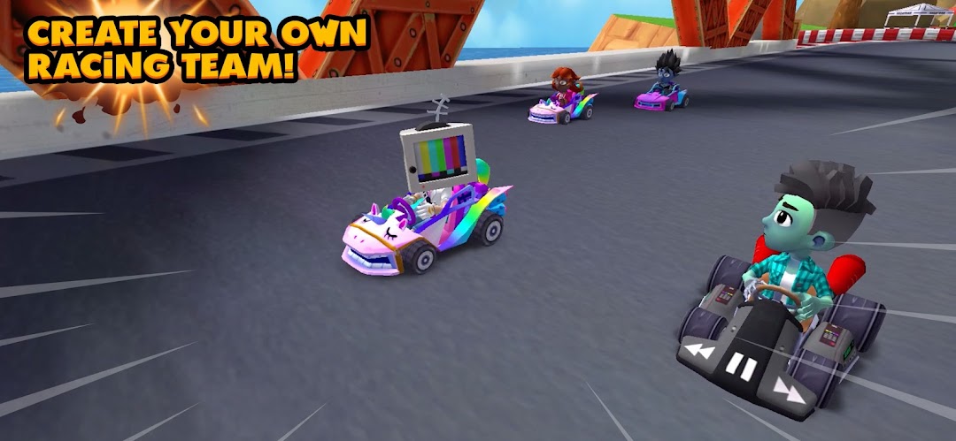 Boom Karts Multiplayer Racing mod apk screenshot 3