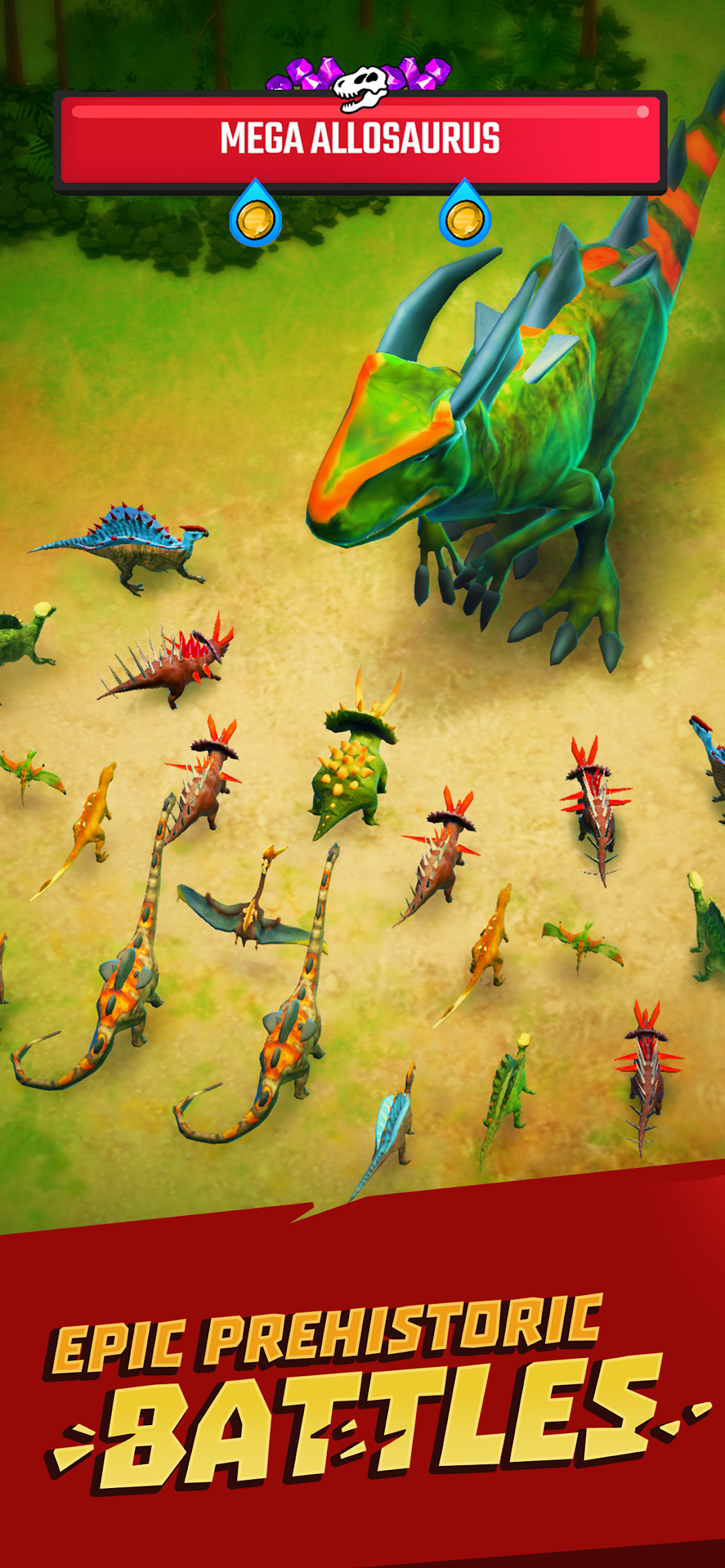 Jurassic Warfare: Dino Battle mod apk screenshot 5