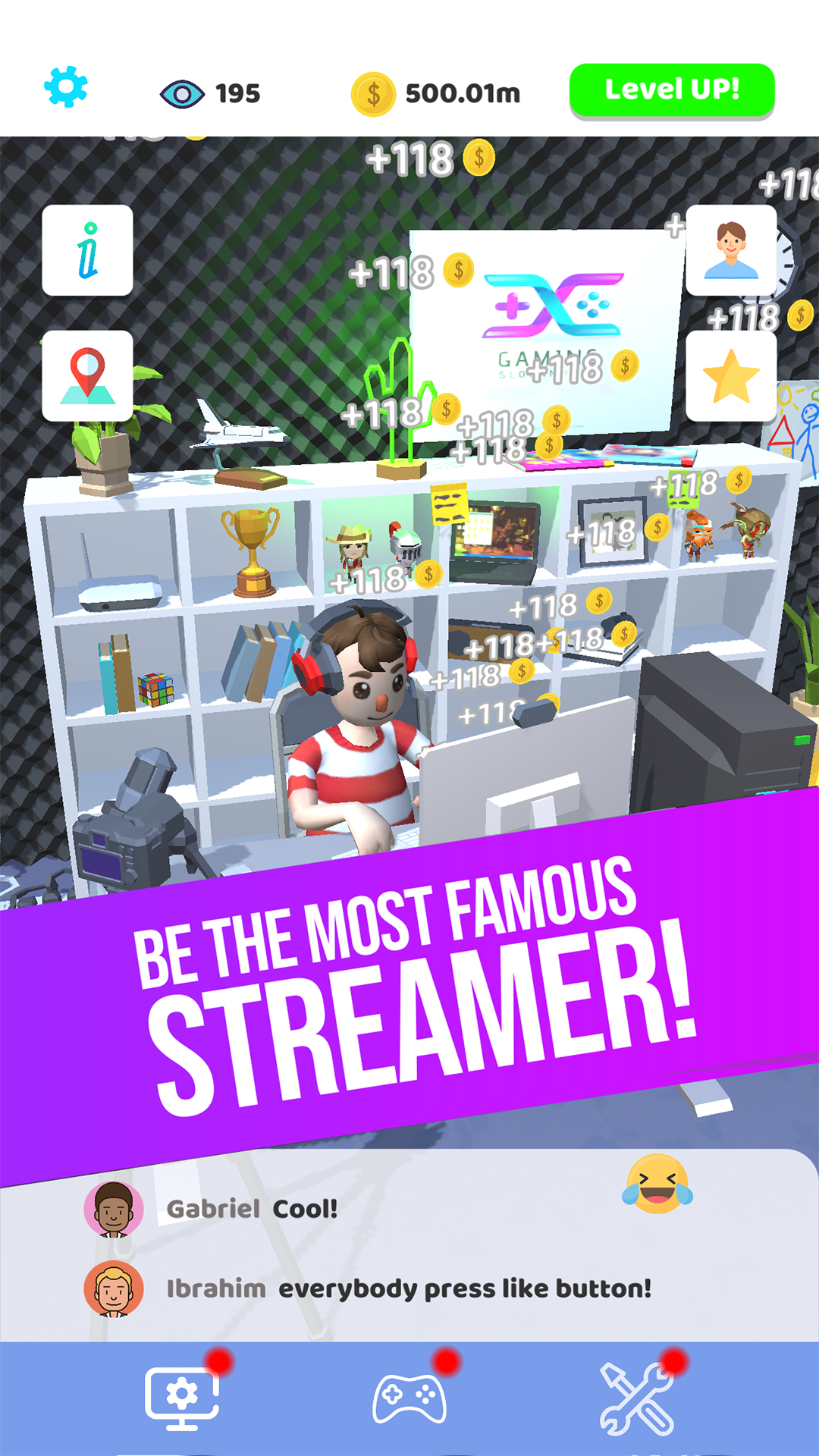 Idle Streamer! mod apk screenshot 8