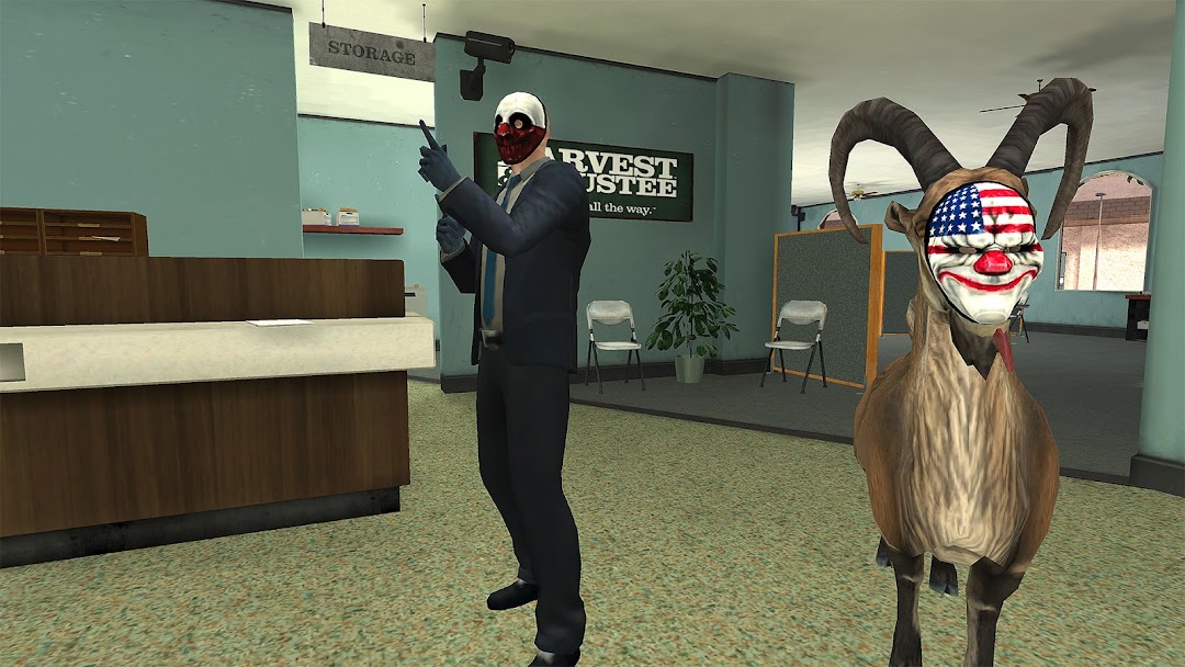 Goat Simulator Payday mod apk screenshot 8