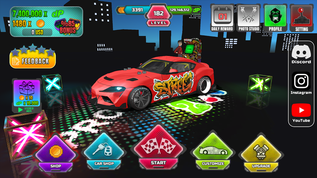 Project Drift 2.0 : Online mod apk screenshot 8