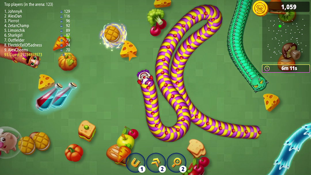 Worms Zone .io - Hungry Snake mod apk screenshot 8