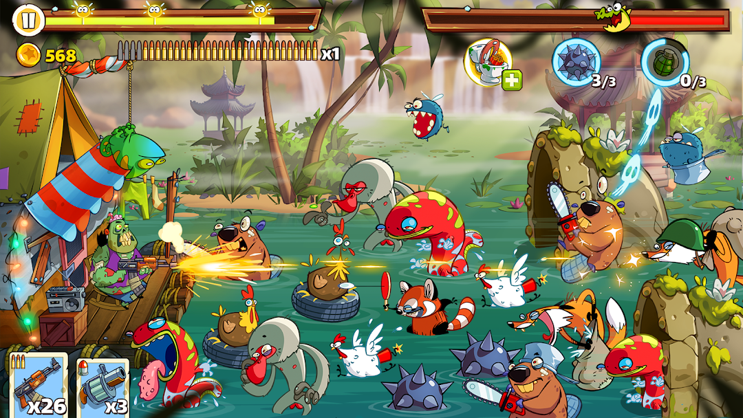 Swamp Attack 2 mod apk screenshot 3