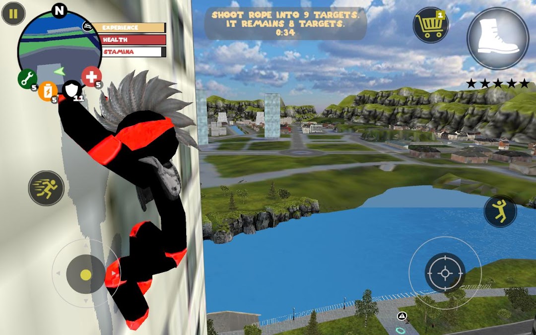 Stick Rope Hero mod apk screenshot 4