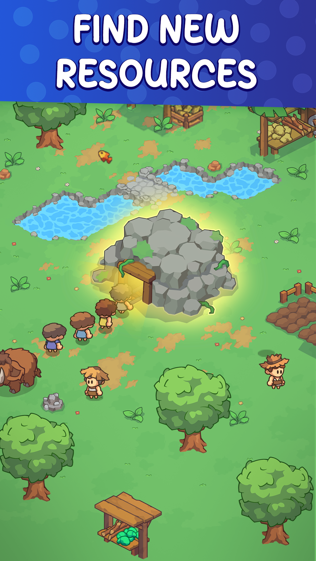 Stone Age Survival: Craft game mod apk screenshot 1