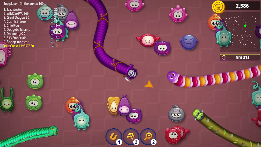Worms Zone .io - Hungry Snake mod apk screenshot 7
