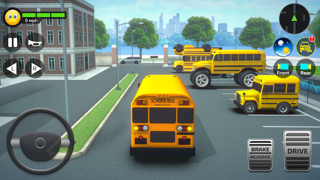 School Bus Simulator Driving mod apk screenshot 2