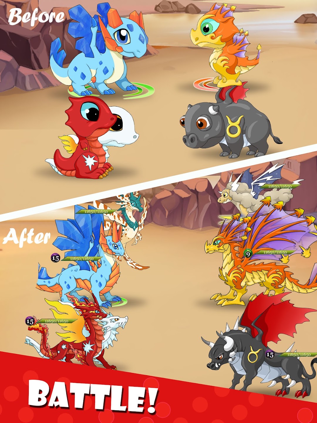 Dragon Battle mod apk screenshot 7