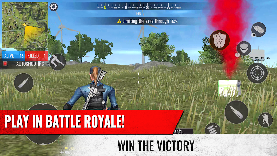 Hunt Zone: Fire Battle Royale mod apk screenshot 3