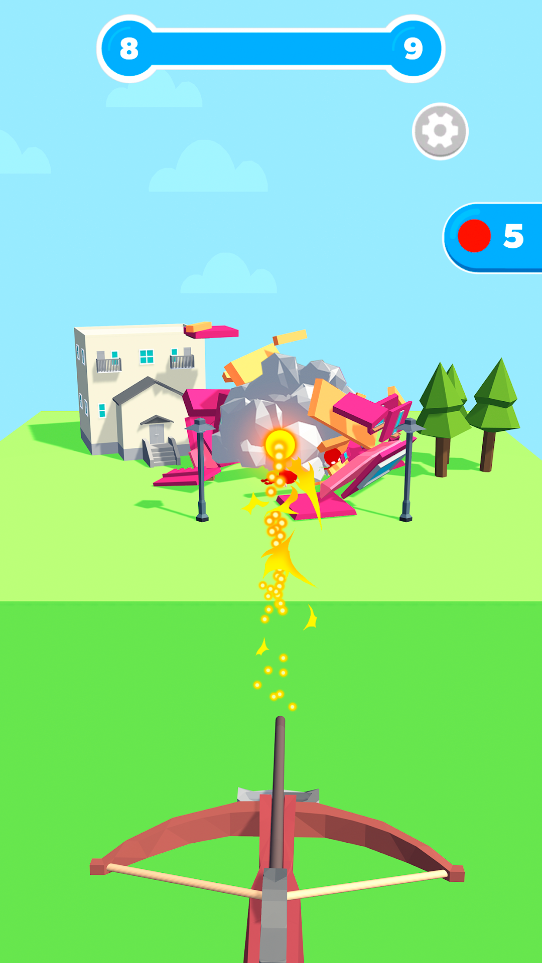 Slingshot Smash－Shooting Range mod apk screenshot 8