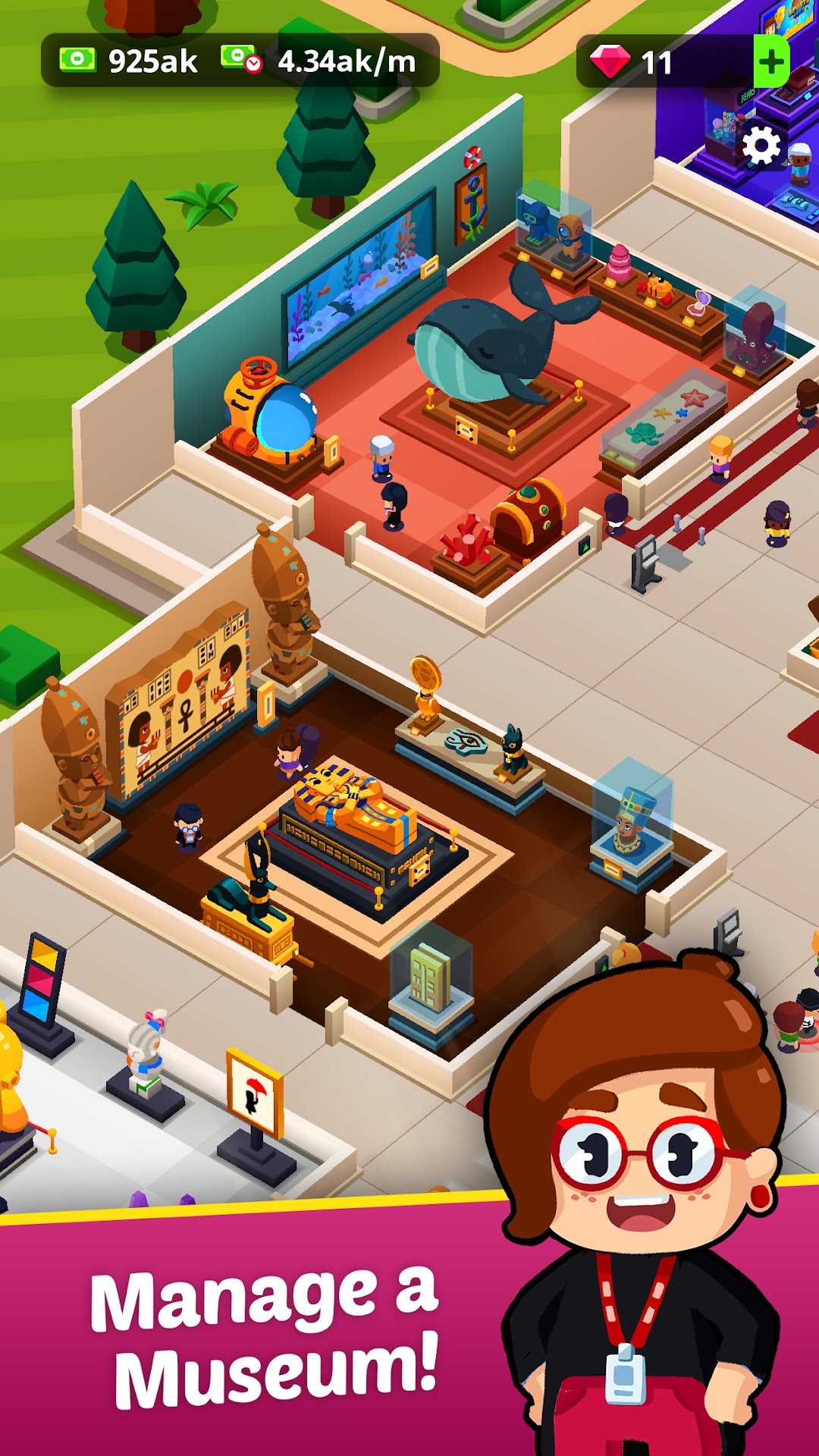 Idle Museum Tycoon: Art Empire mod apk screenshot 2