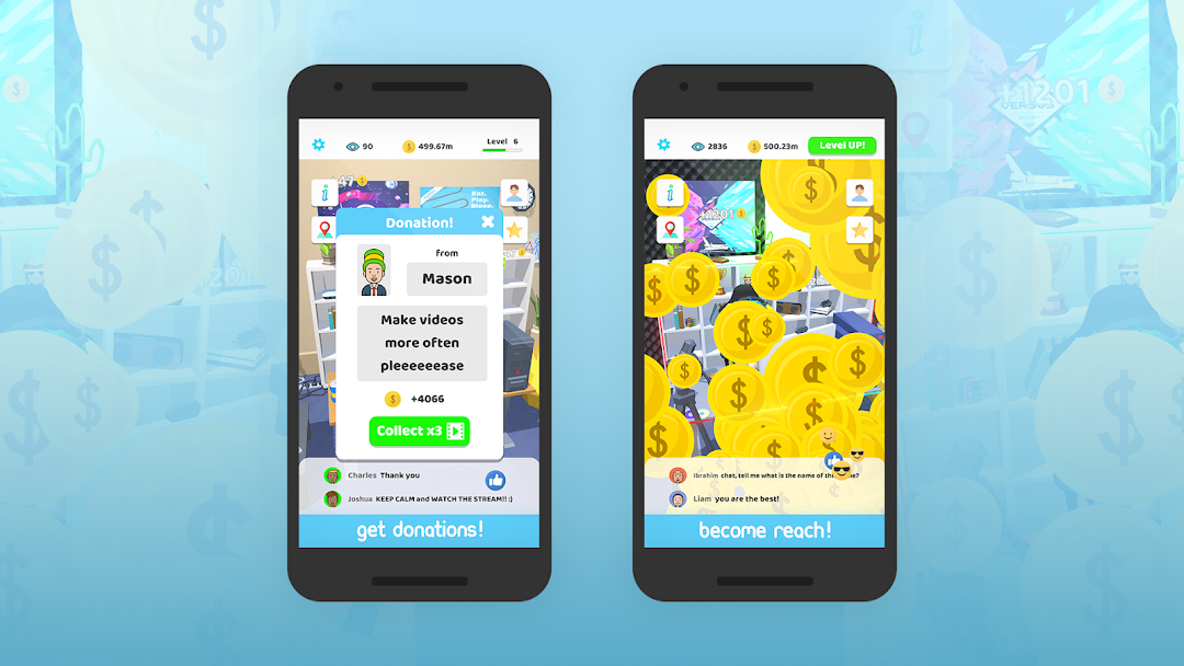 Idle Streamer! mod apk screenshot 7