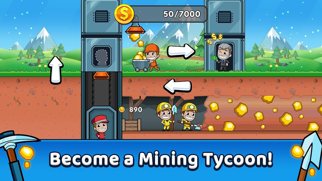 Idle Miner Tycoon: Gold Games mod apk screenshot 5