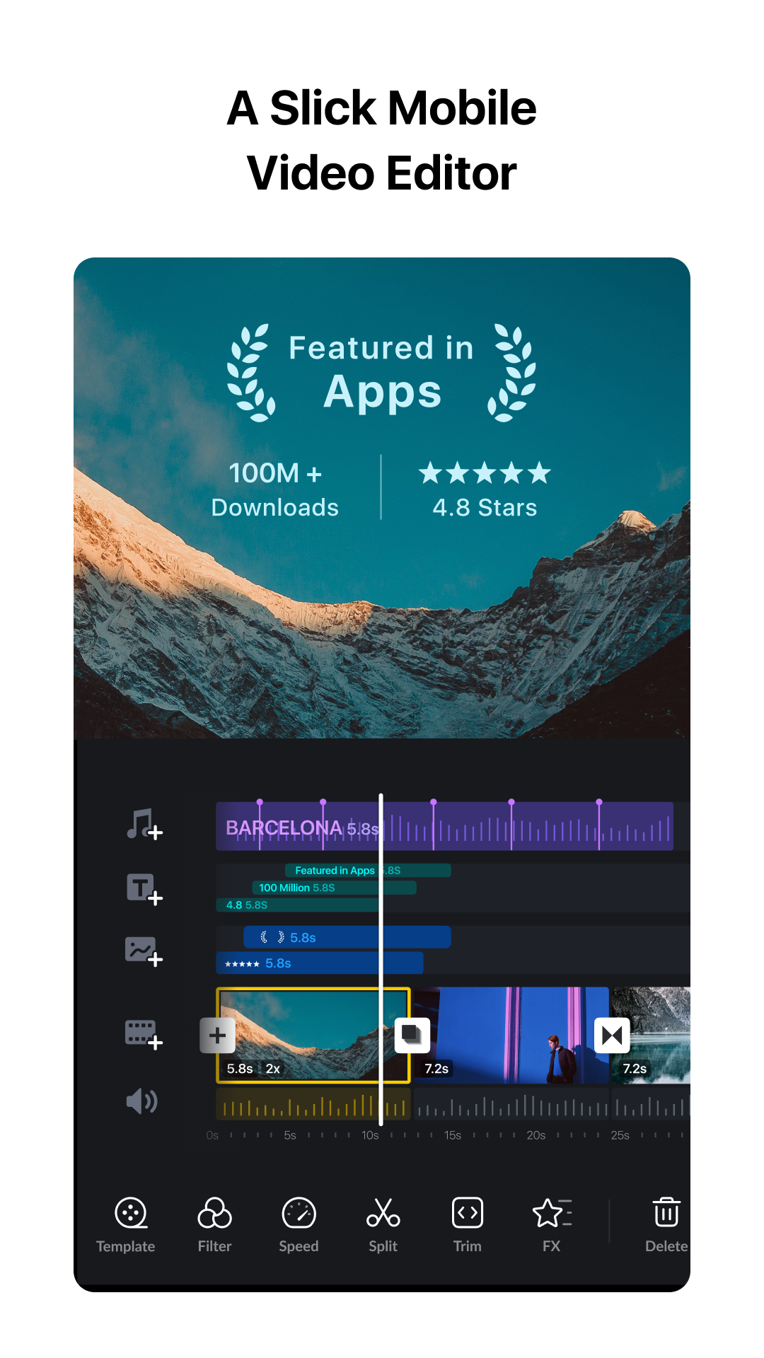 VN - AI Video Editor mod apk screenshot 1