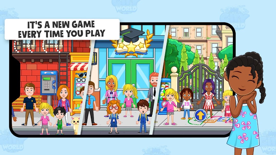 My Town World - Mega Doll City mod apk screenshot 7