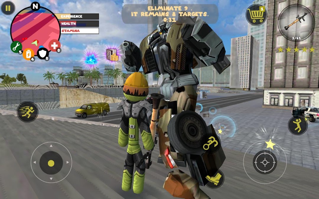 Stick Rope Hero mod apk screenshot 5