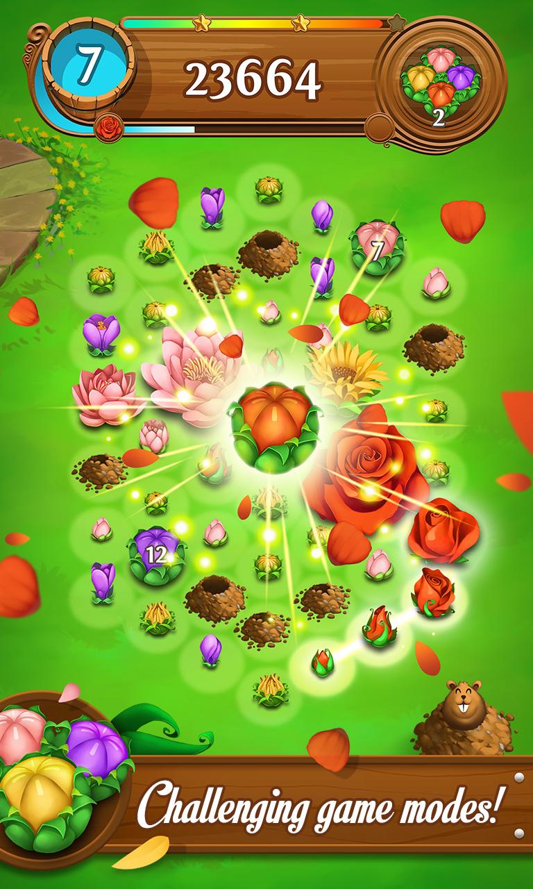 Blossom Blast Saga mod apk screenshot 2