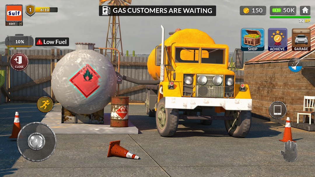 Gas Filling Junkyard Simulator mod apk screenshot 2