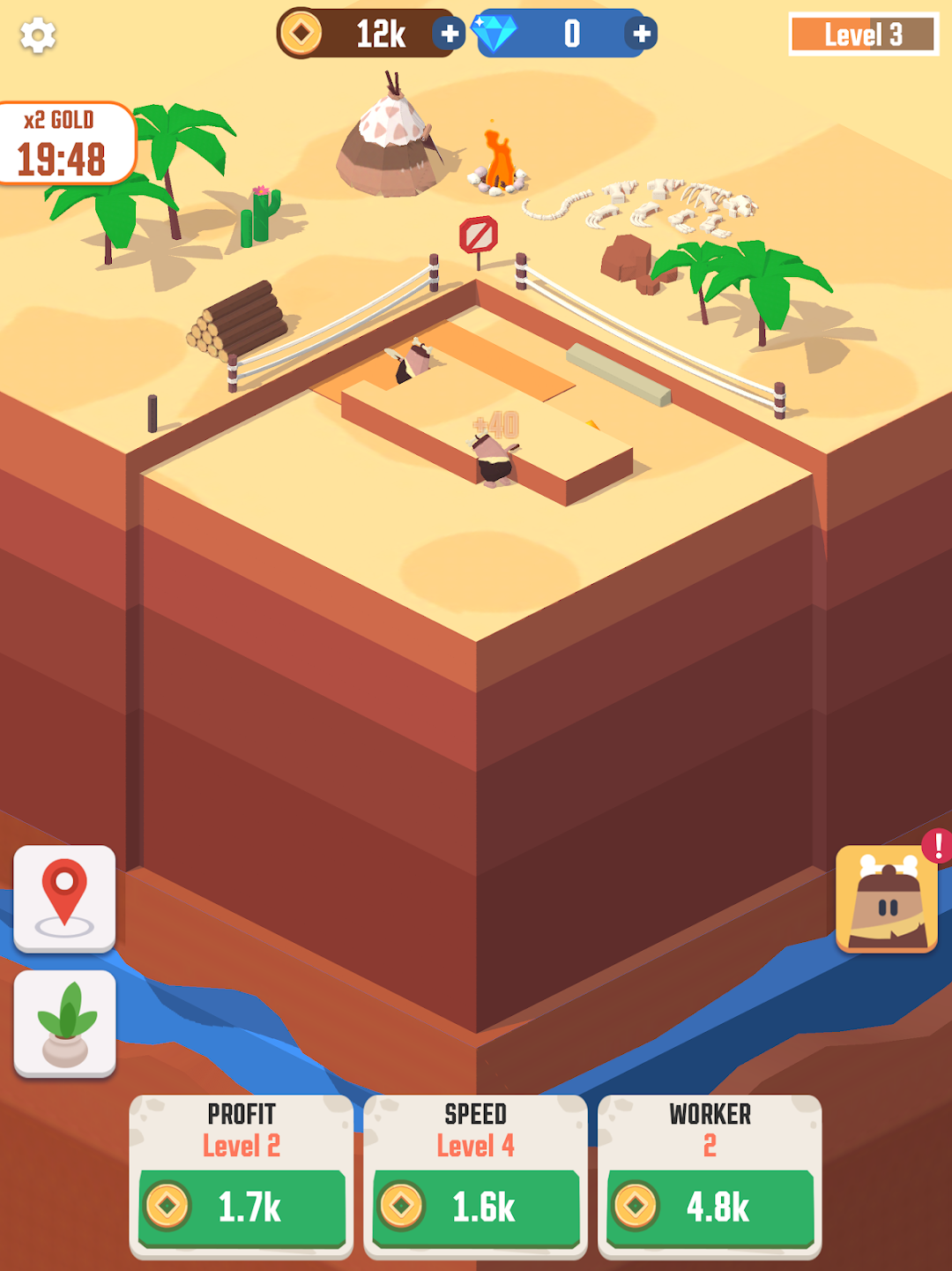 Idle Digging mod apk screenshot 6