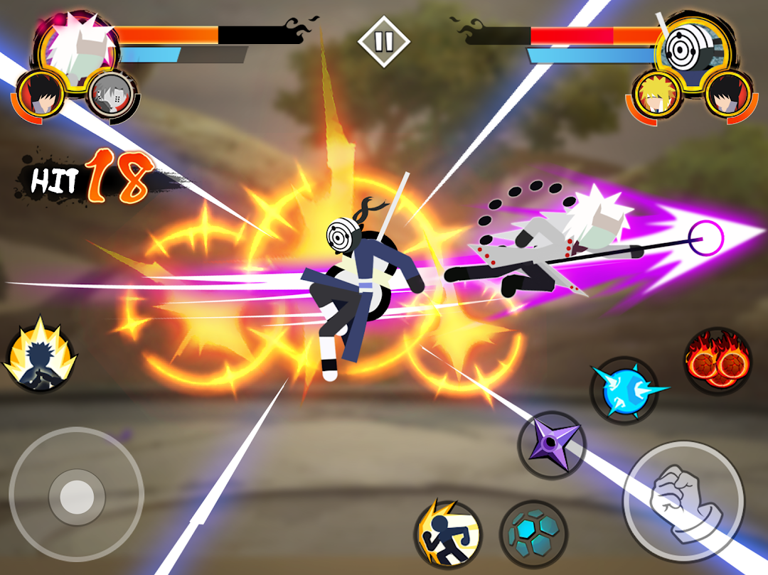 Stickman Ninja 3v3 Battle mod apk screenshot 8