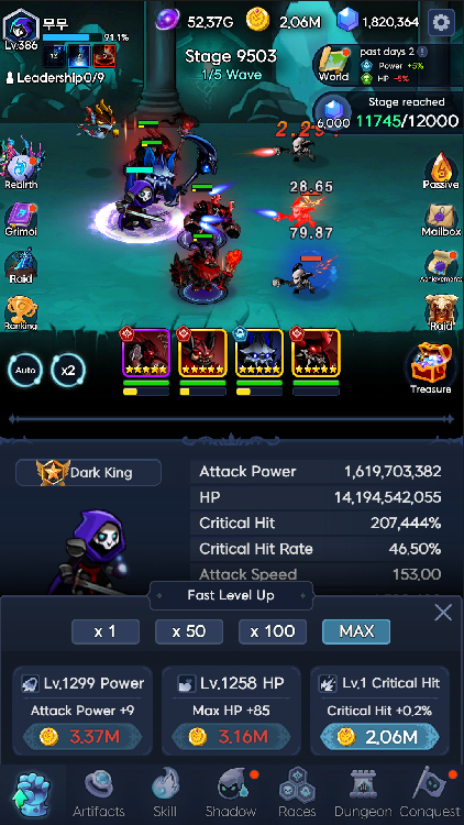 Shadow Knights : Idle RPG mod apk screenshot 7