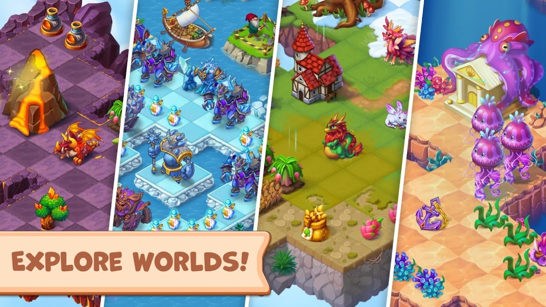 Mergest Kingdom: Merge game mod apk screenshot 2