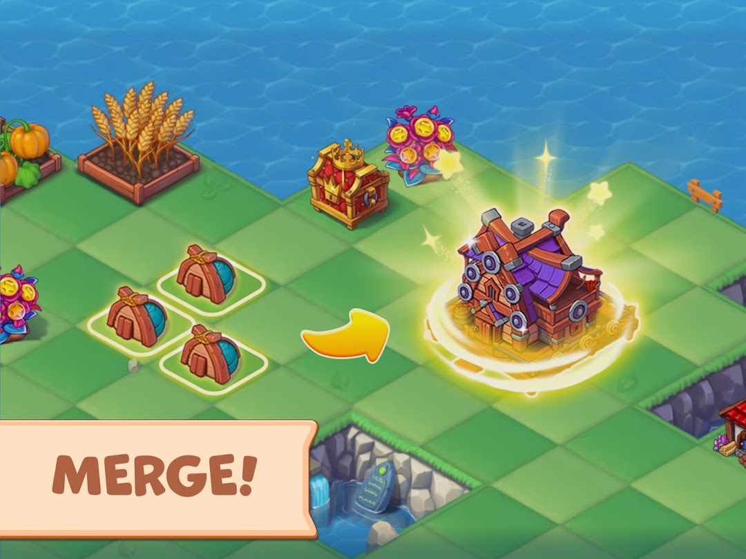 Mergest Kingdom: Merge game mod apk screenshot 8