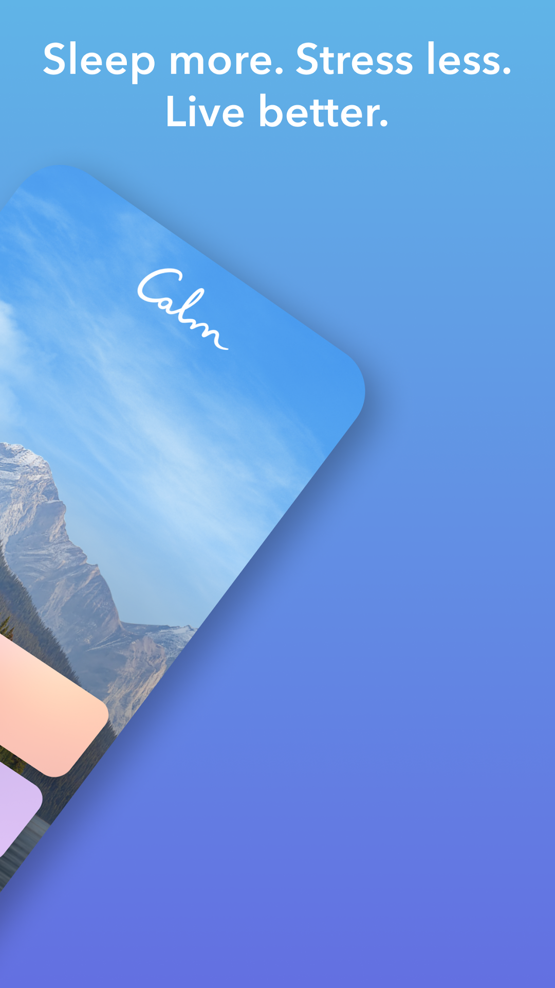 Calm - Sleep, Meditate, Relax mod apk screenshot 2
