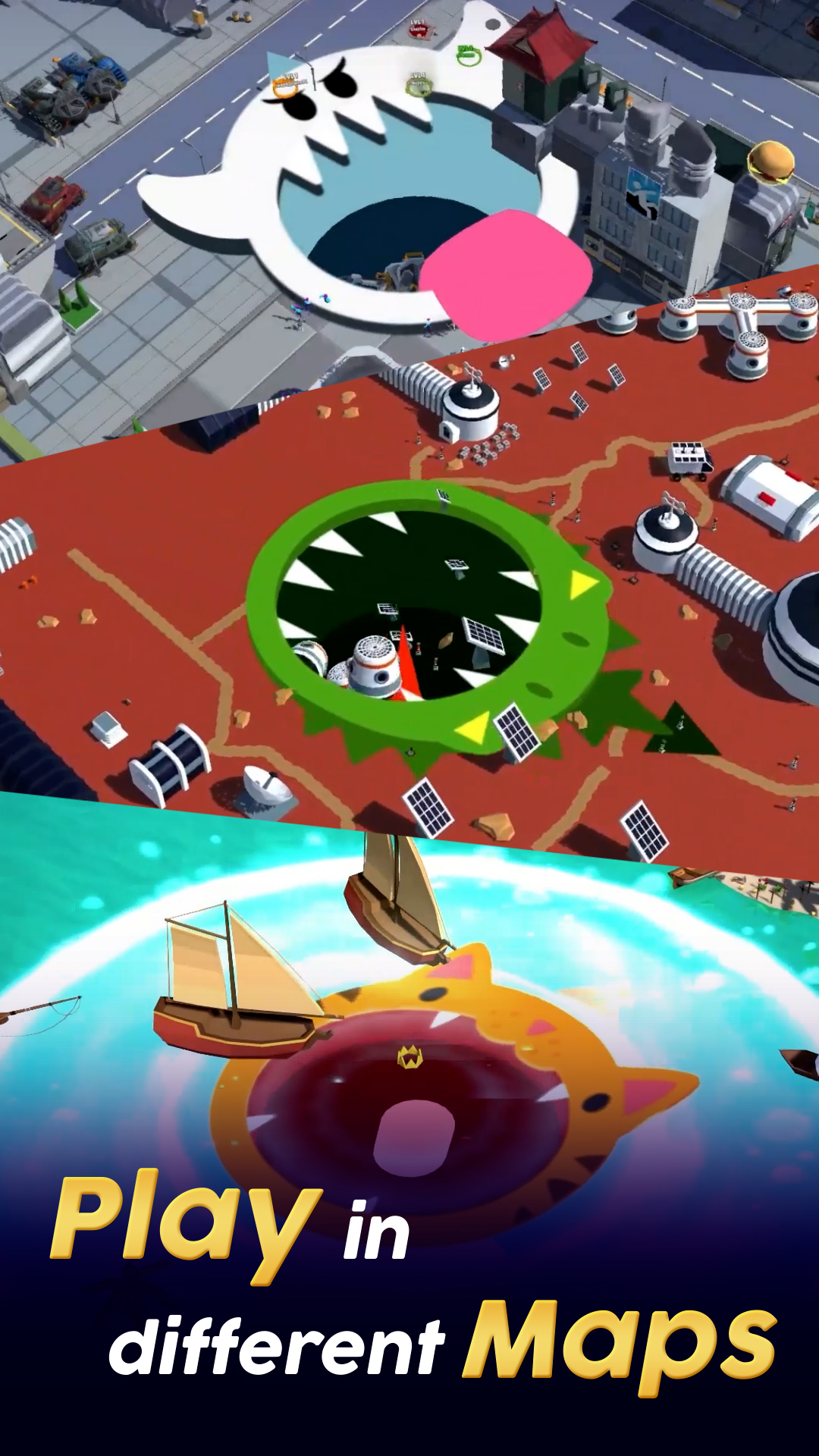 Hole.io mod apk screenshot 5