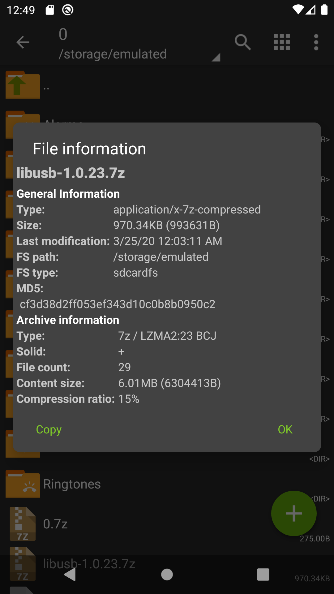 ZArchiver mod apk screenshot 6