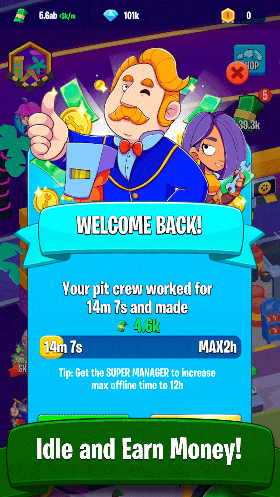 Garage Empire - Idle Tycoon mod apk screenshot 2