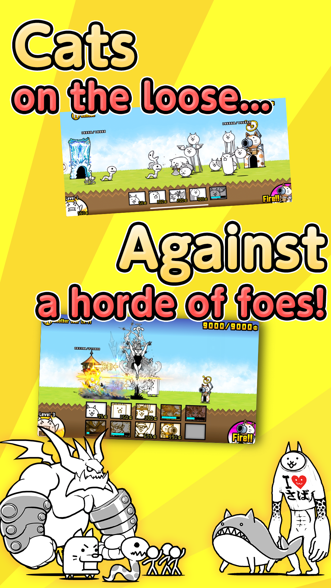 The Battle Cats mod apk screenshot 2