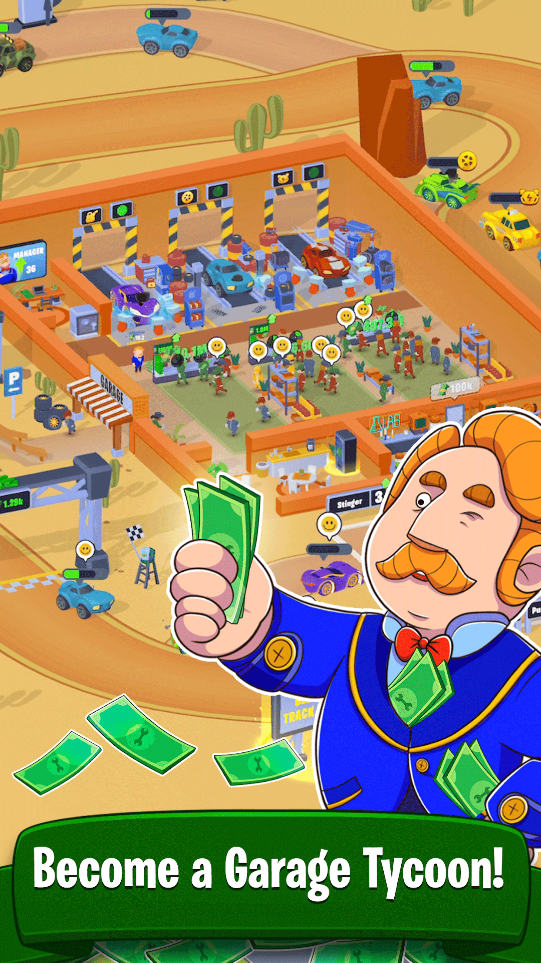 Garage Empire - Idle Tycoon mod apk screenshot 1