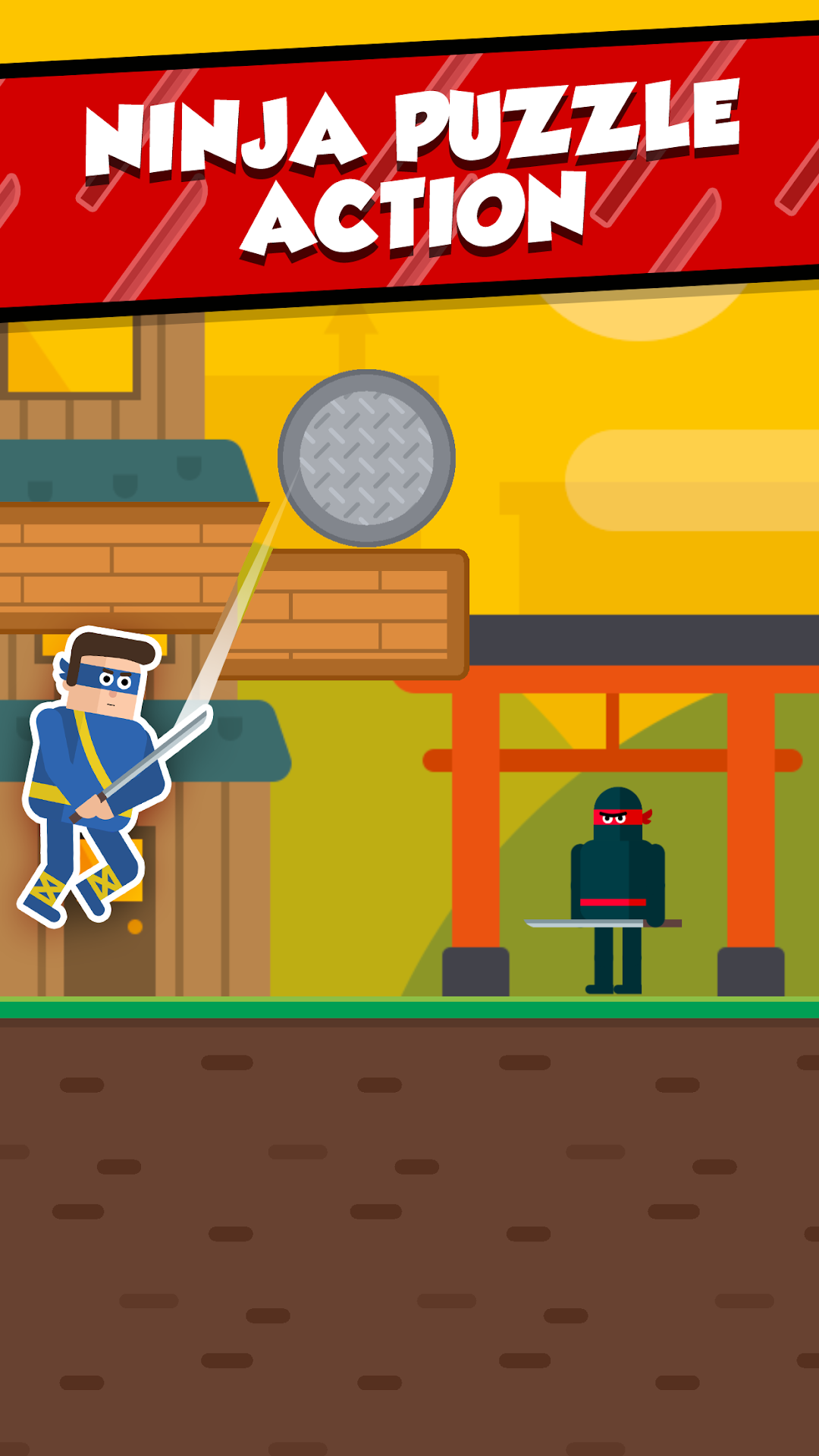 Mr Ninja - Slicey Puzzles mod apk screenshot 1