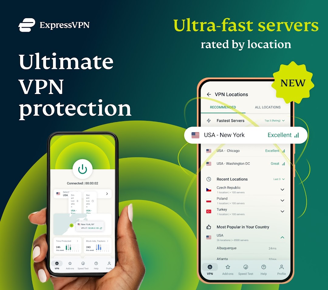 ExpressVPN: VPN Fast & Secure mod apk screenshot 1