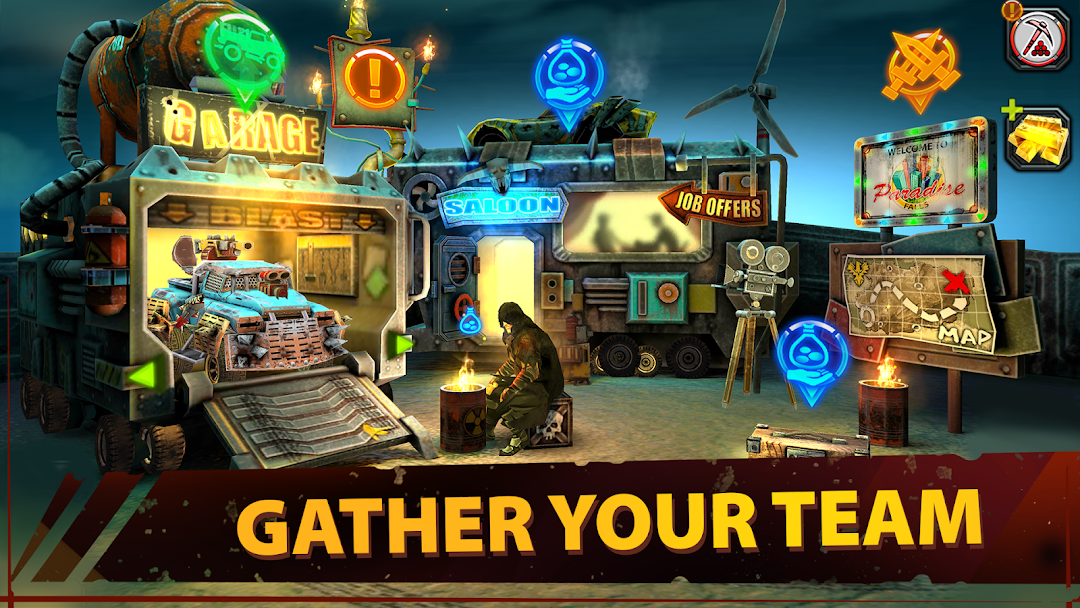 Dead Paradise Car Race Shooter mod apk screenshot 7