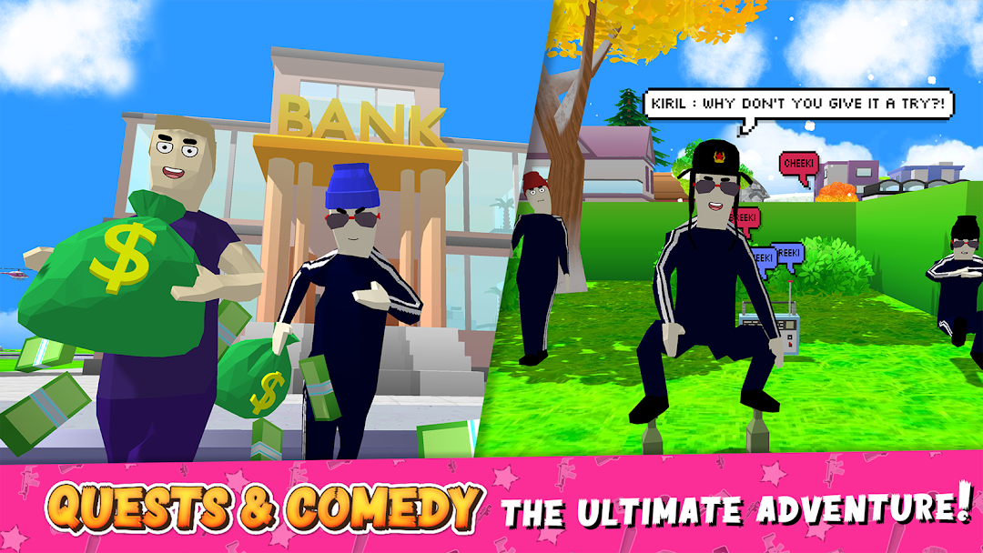 Dude Theft Wars FPS Open world mod apk screenshot 2