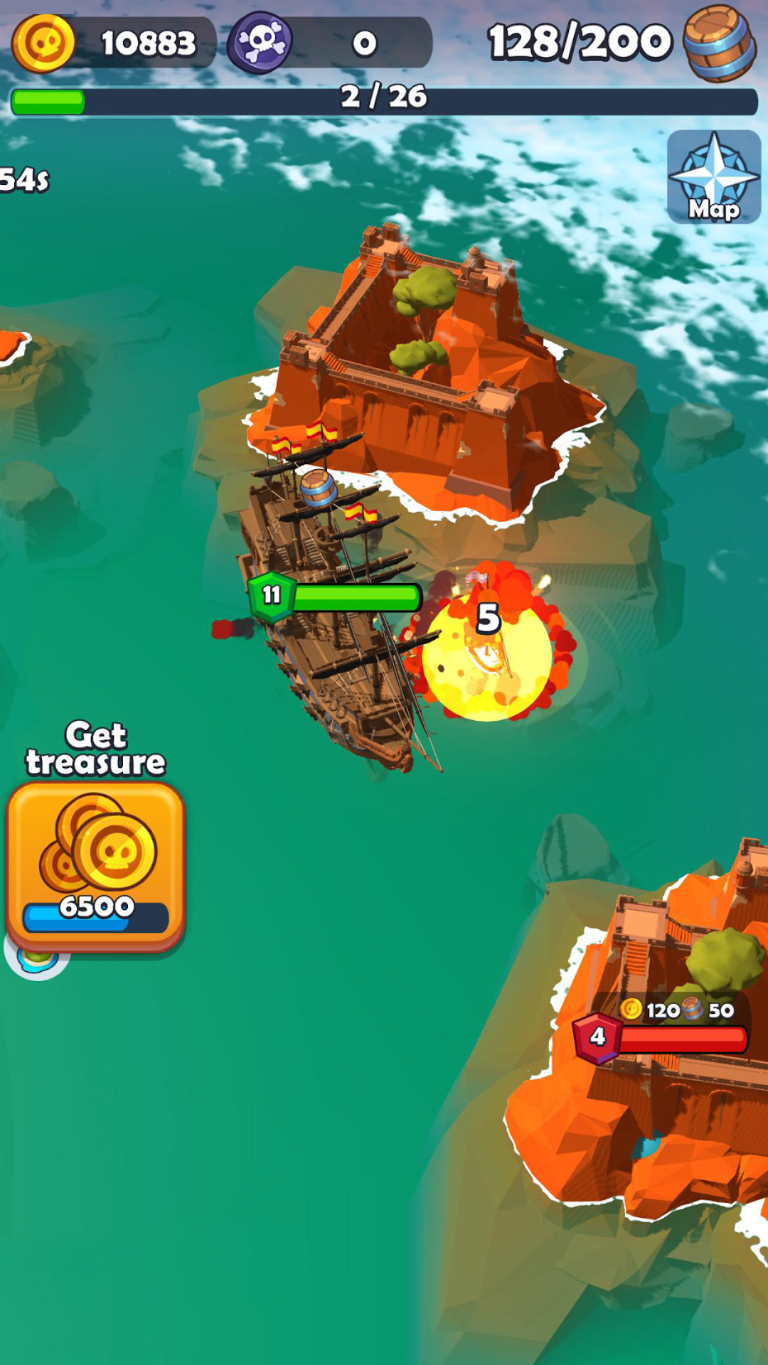 Pirate Raid - Caribbean Battle mod apk screenshot 7