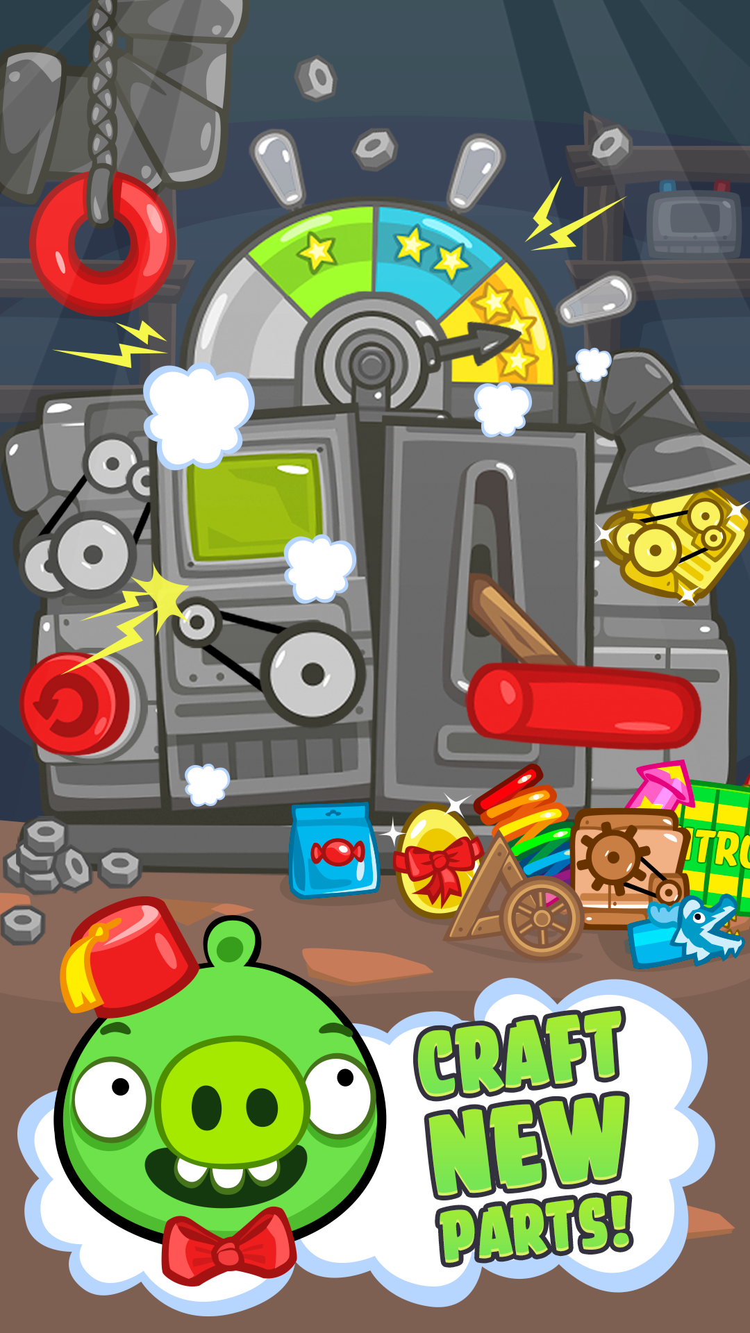 Bad Piggies mod apk screenshot 8