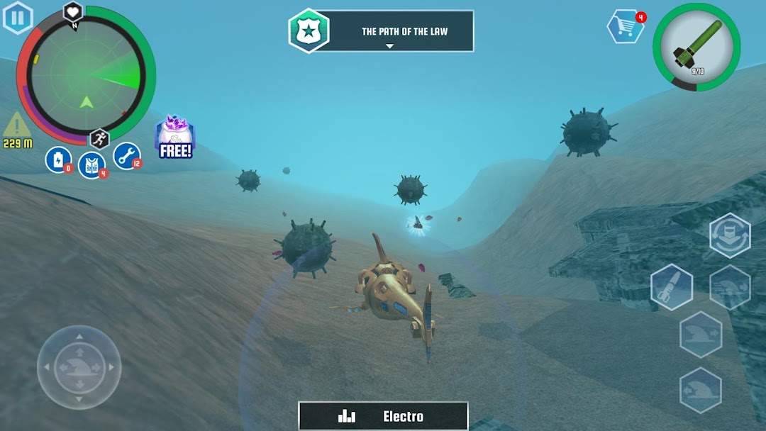 Robot Shark mod apk screenshot 1