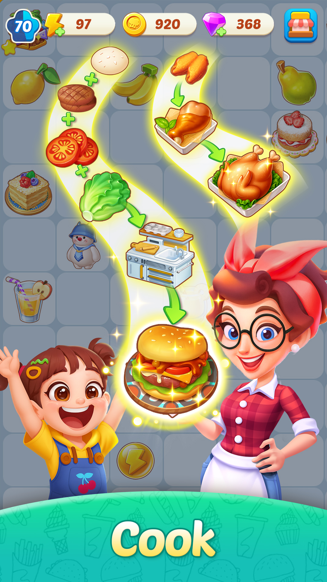 Merge Cooking® mod apk screenshot 3