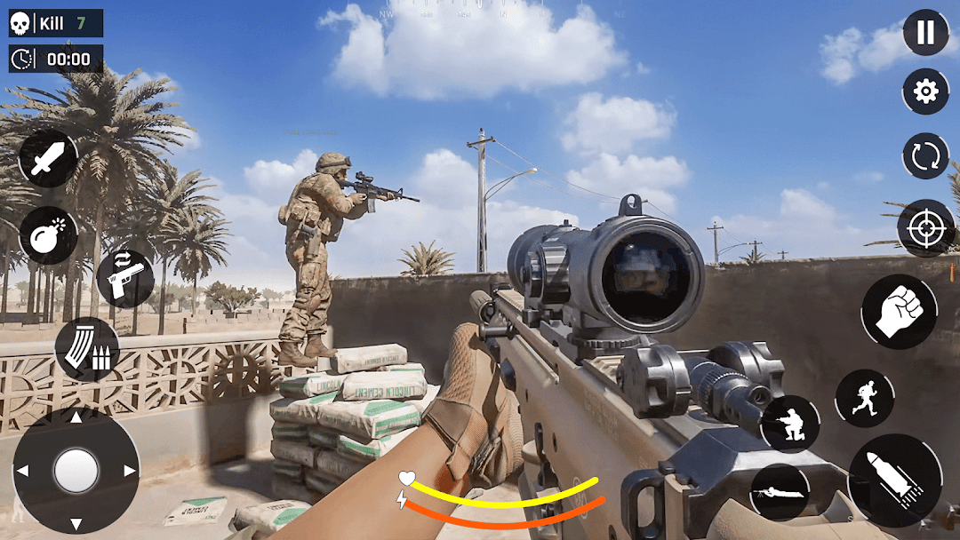 Gun Strike Offline Shooting 3D mod apk screenshot 1